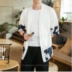 Mens Silk Kimono Jacket