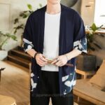 Mens Silk Kimono Jacket