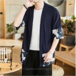 Mens Silk Kimono Jacket