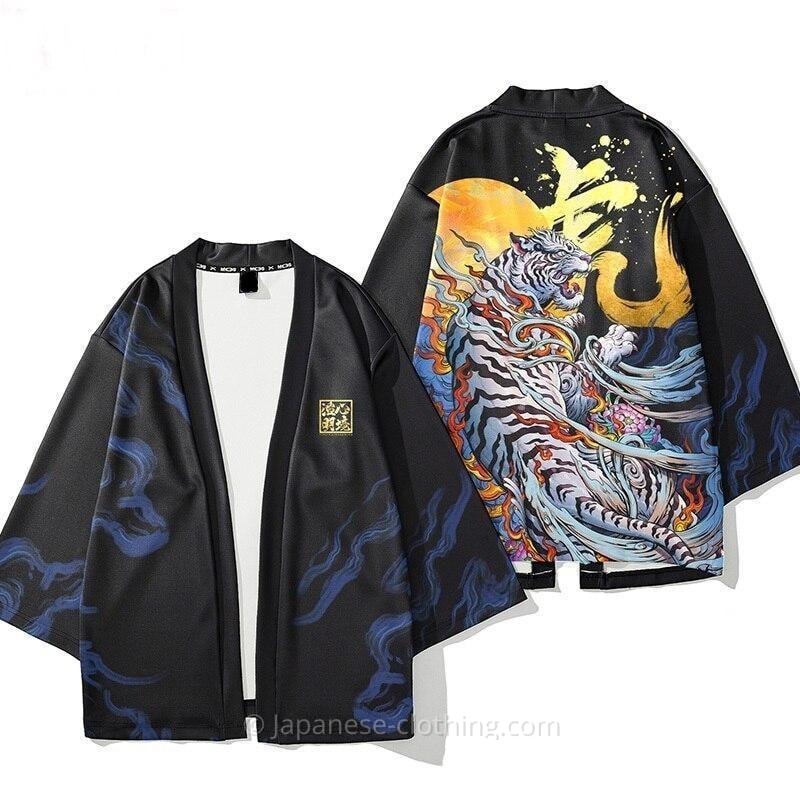 Mens Tiger Kimono