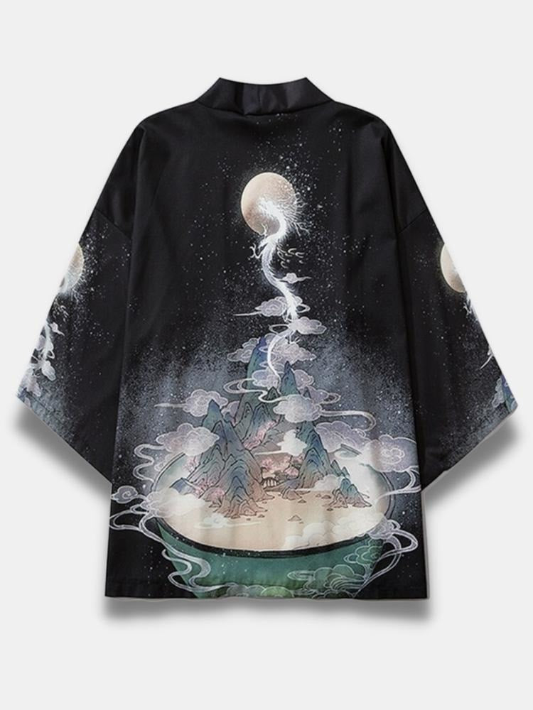 Moon Dragon Kimono