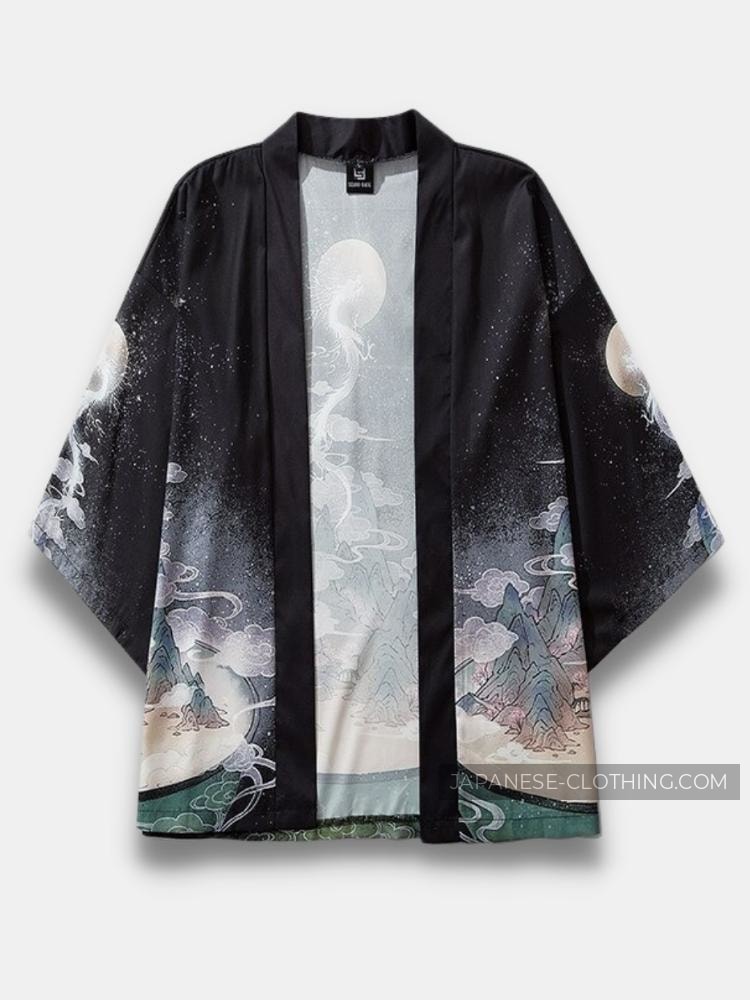 Moon Dragon Kimono