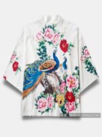 peacock Kimono