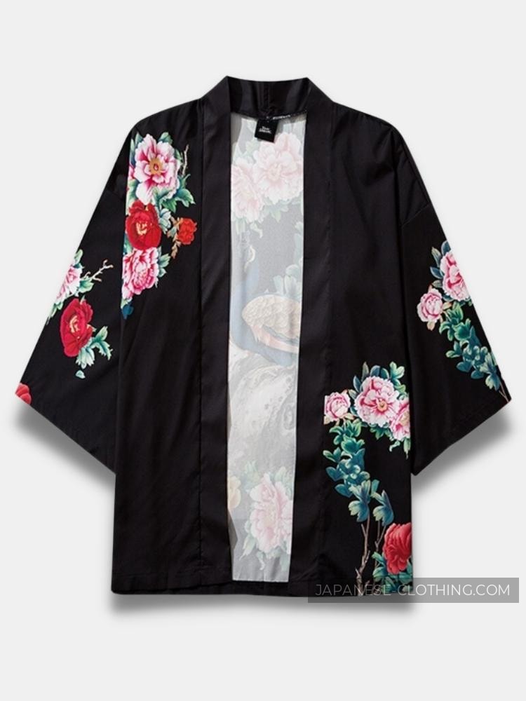 peacock Kimono