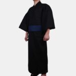Plain Black Yukata