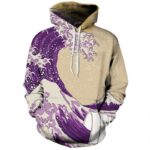 Purple Wave Hoodie