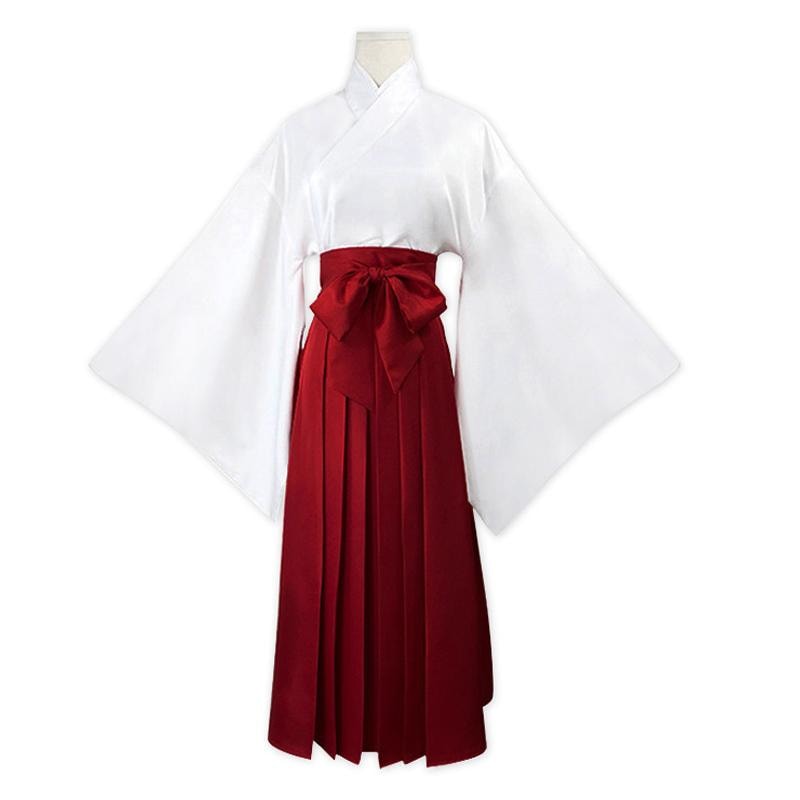 Red and White Kimono