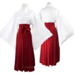 Red and White Kimono
