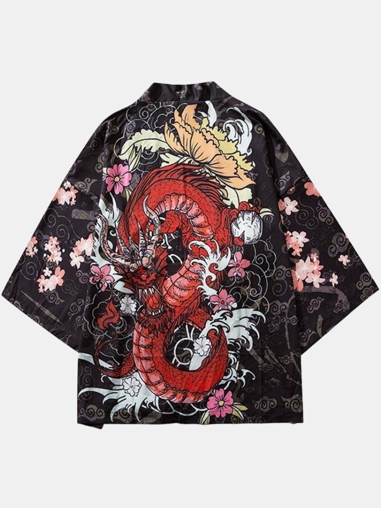 Red Dragon Kimono