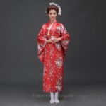 Red Floral Kimono