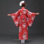 Red Floral Kimono