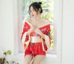 Red Kimono Robe