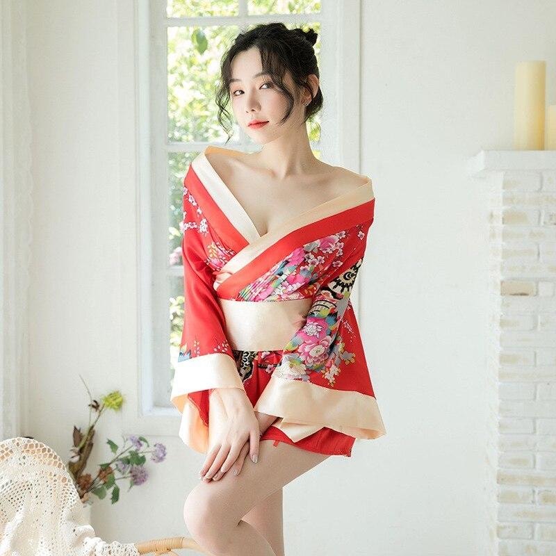 Red Kimono Robe
