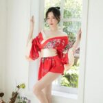 Red Kimono Robe