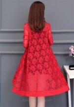 Red Lace Kimono