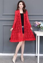Red Lace Kimono