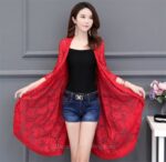 Red Lace Kimono
