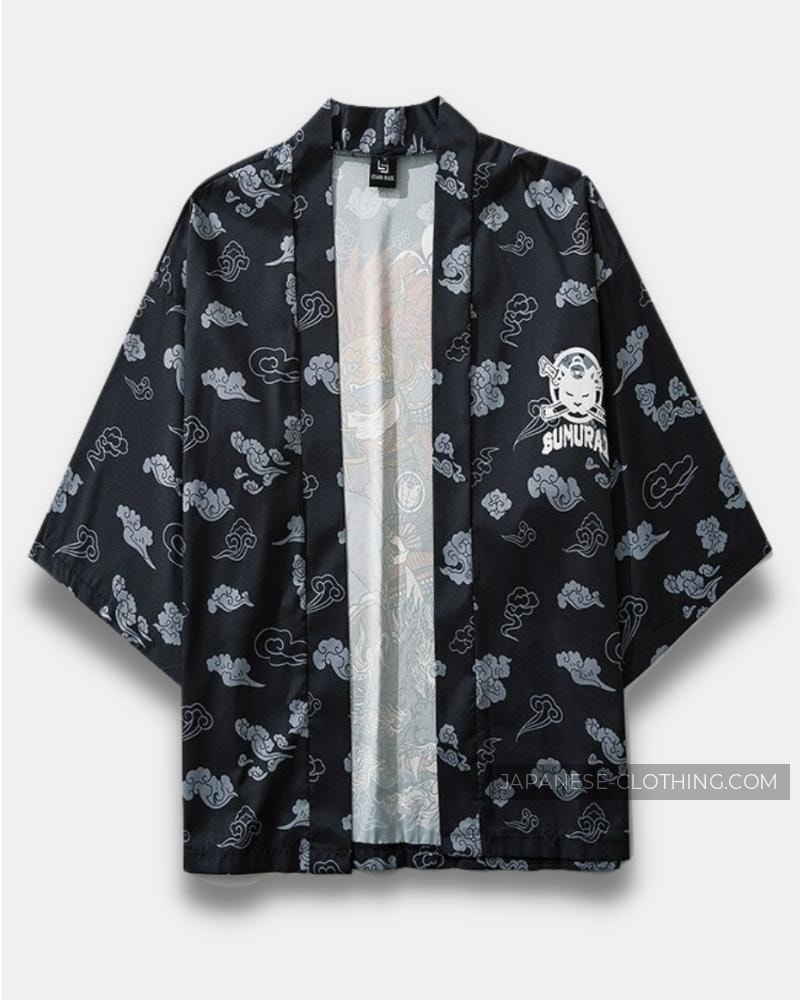Samurai Cat Kimono