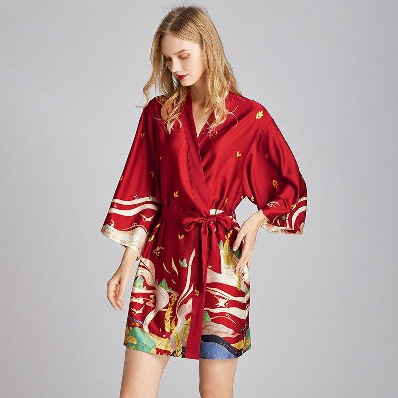 Short Red Kimono