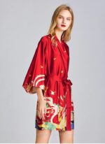 Short Red Kimono