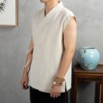 Sleeveless Kimono Men