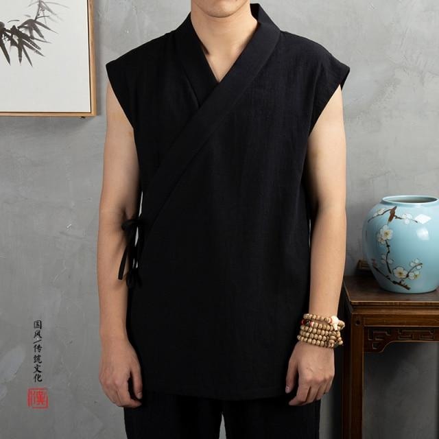 Sleeveless Kimono Men