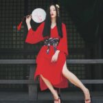 Solid Red Kimono