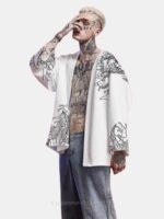 Street Style Kimono Men