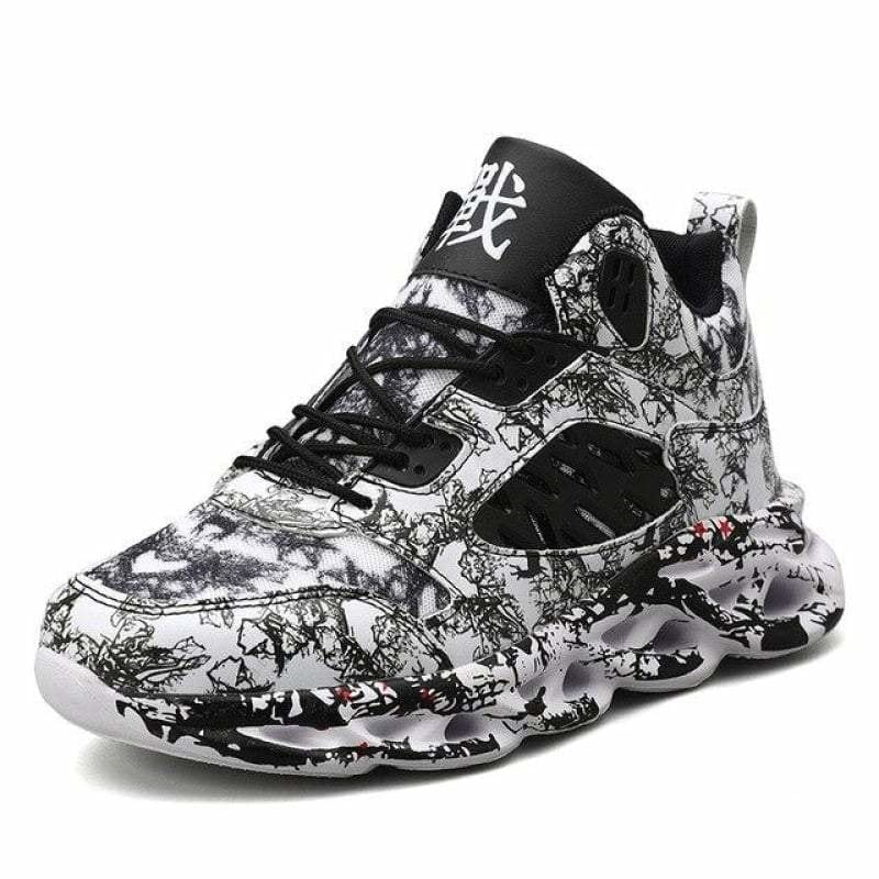 Streetwear Sneakers with Japanese Writing