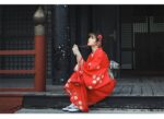 Traditional Red Kimono