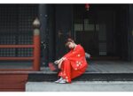 Traditional Red Kimono