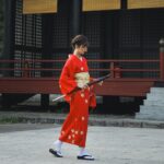 Traditional Red Kimono