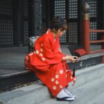 Traditional Red Kimono
