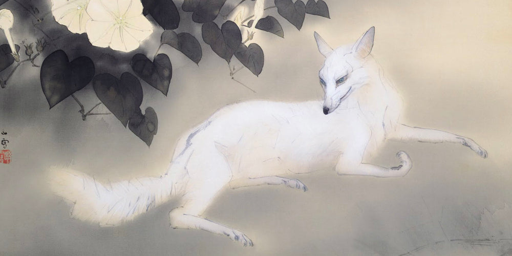 White kitsune