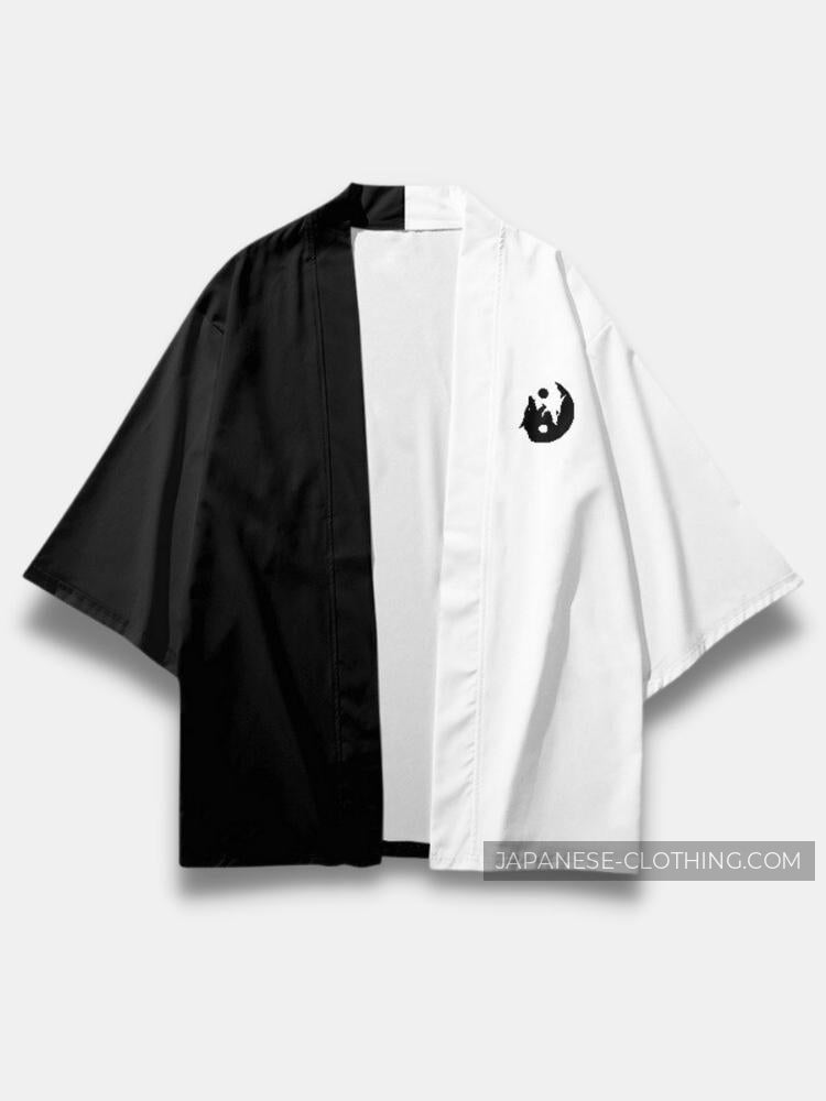 Wolf Yin Yang Kimono