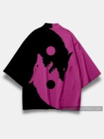 Wolf Yin Yang Kimono