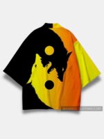 Wolf Yin Yang Kimono