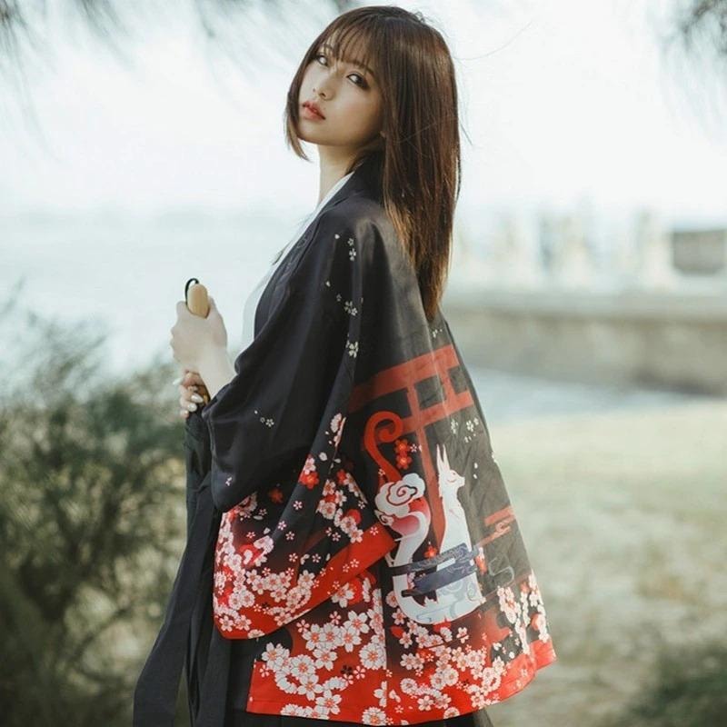 Women’s Floral Kimono Jacket
