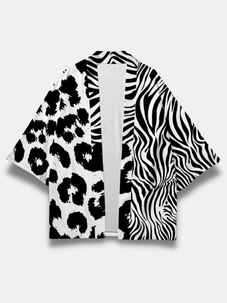 Zebra Print Kimono