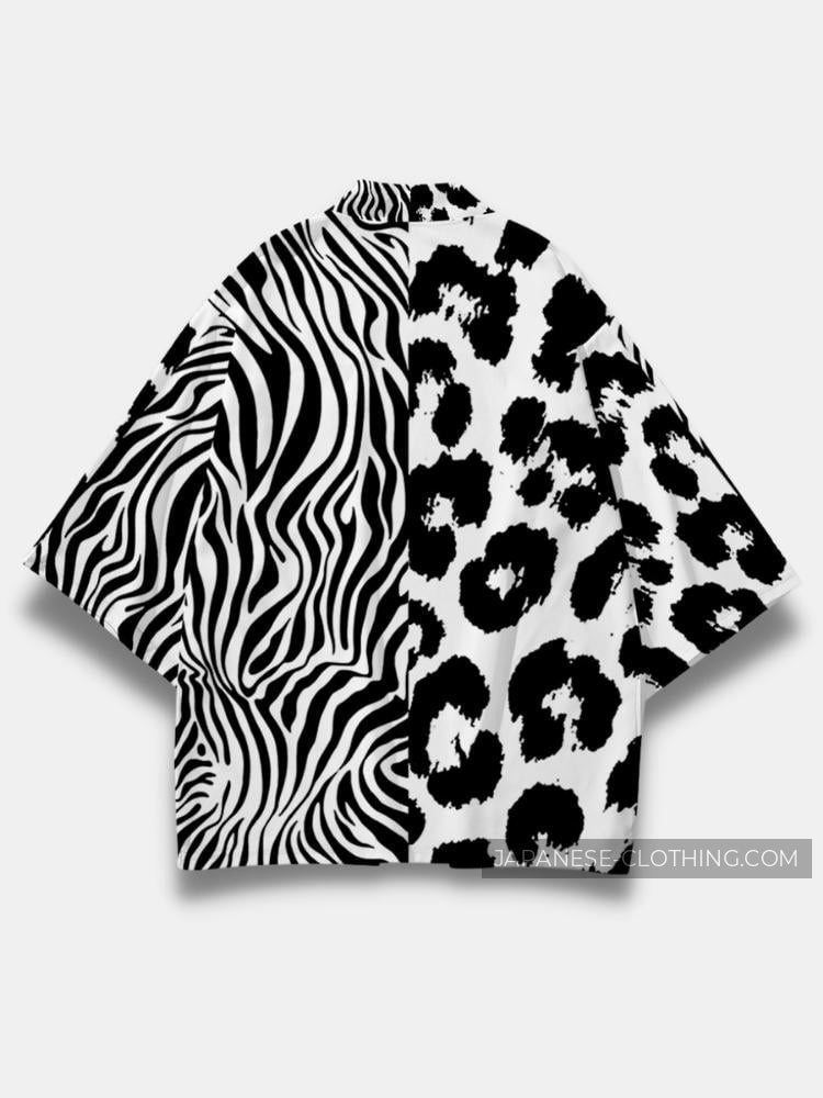 Zebra Print Kimono