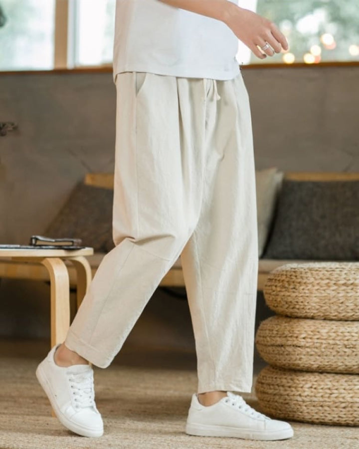 Masashi Japanese Style Linen Pants