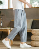 Masashi Japanese Style Linen Pants
