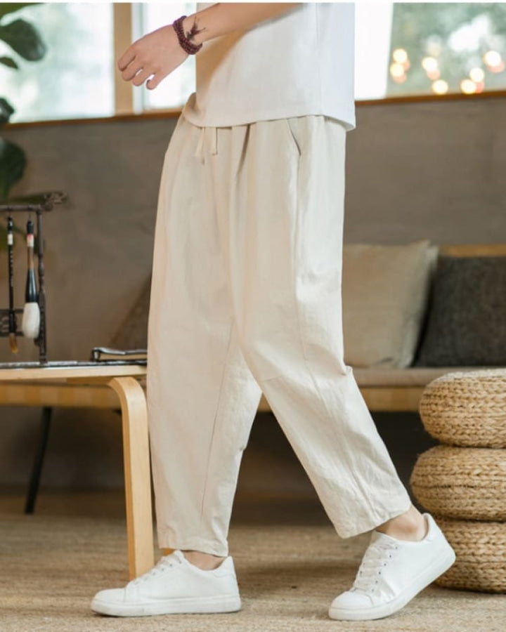 Masashi Japanese Style Linen Pants