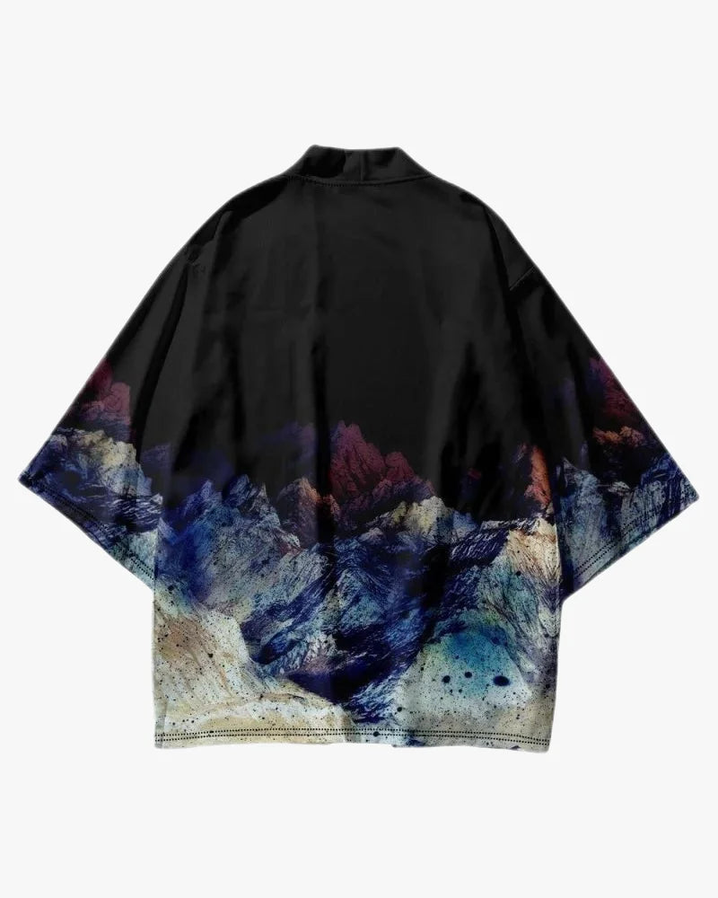 Abstract Mountain Art Kimono