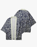 African Black and White Patterns Kimono