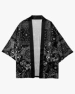 Black and White Paisley Kimono
