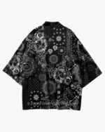 Black and White Paisley Kimono