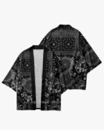 Black and White Paisley Kimono