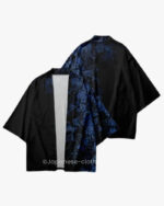 Blue and Black Kimono
