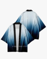 Blue Black Gradient Kimono